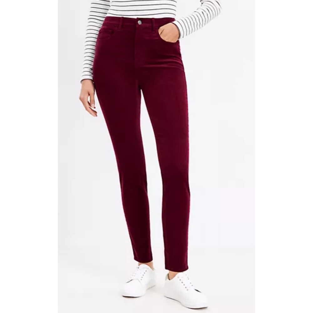 Loft Curvy Skinny Corduroys